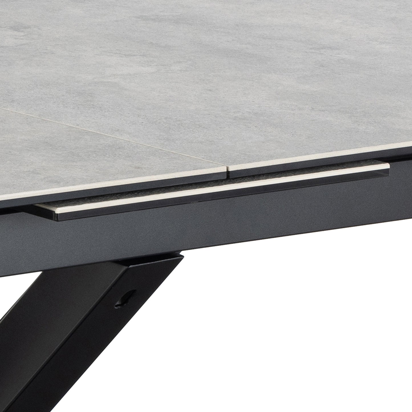 Heaven Extendable Dining Table with Ceramic Grey Top