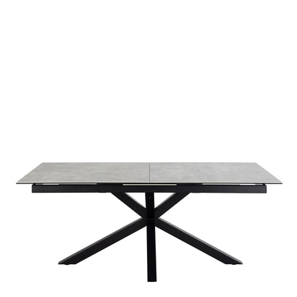 Heaven Extendable Dining Table with Ceramic Grey Top
