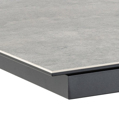 Heaven Extendable Dining Table with Ceramic Grey Top