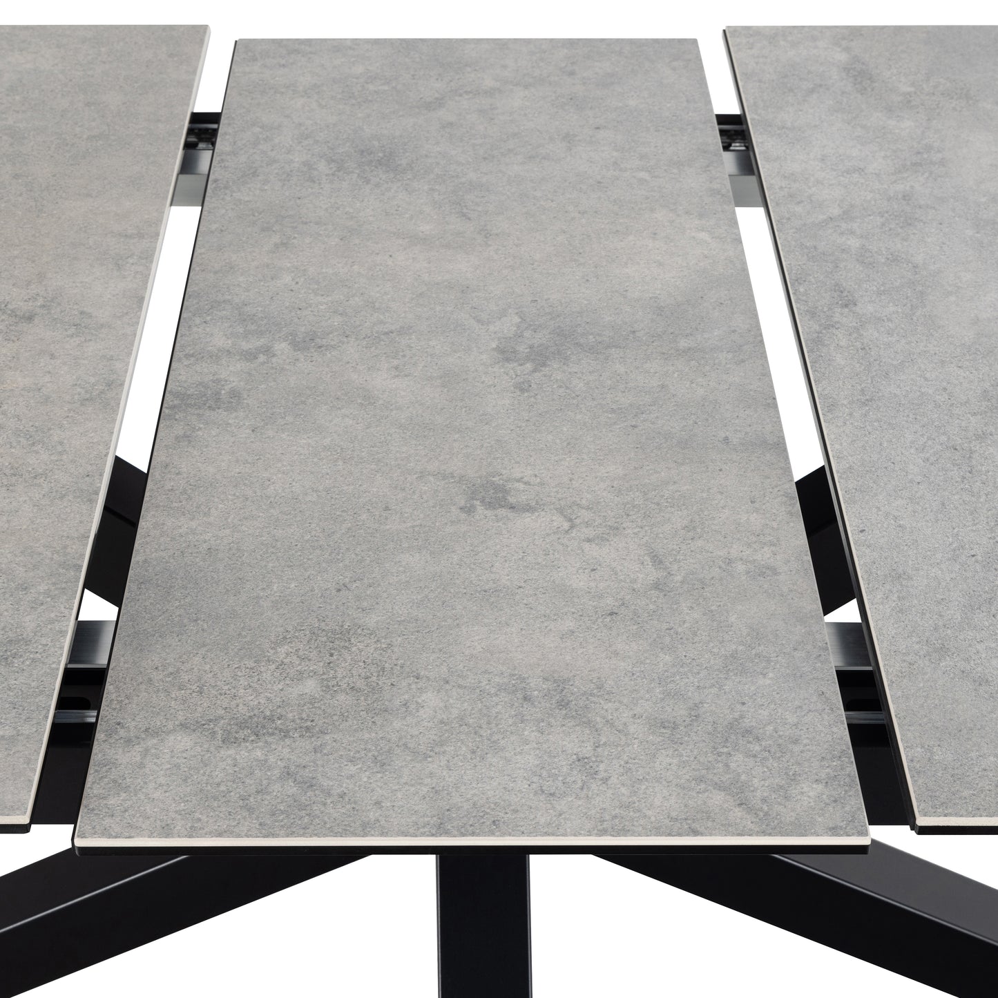 Heaven Extendable Dining Table with Ceramic Grey Top
