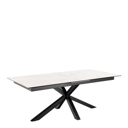 Heaven Extendable Dining Table with Ceramic White Top