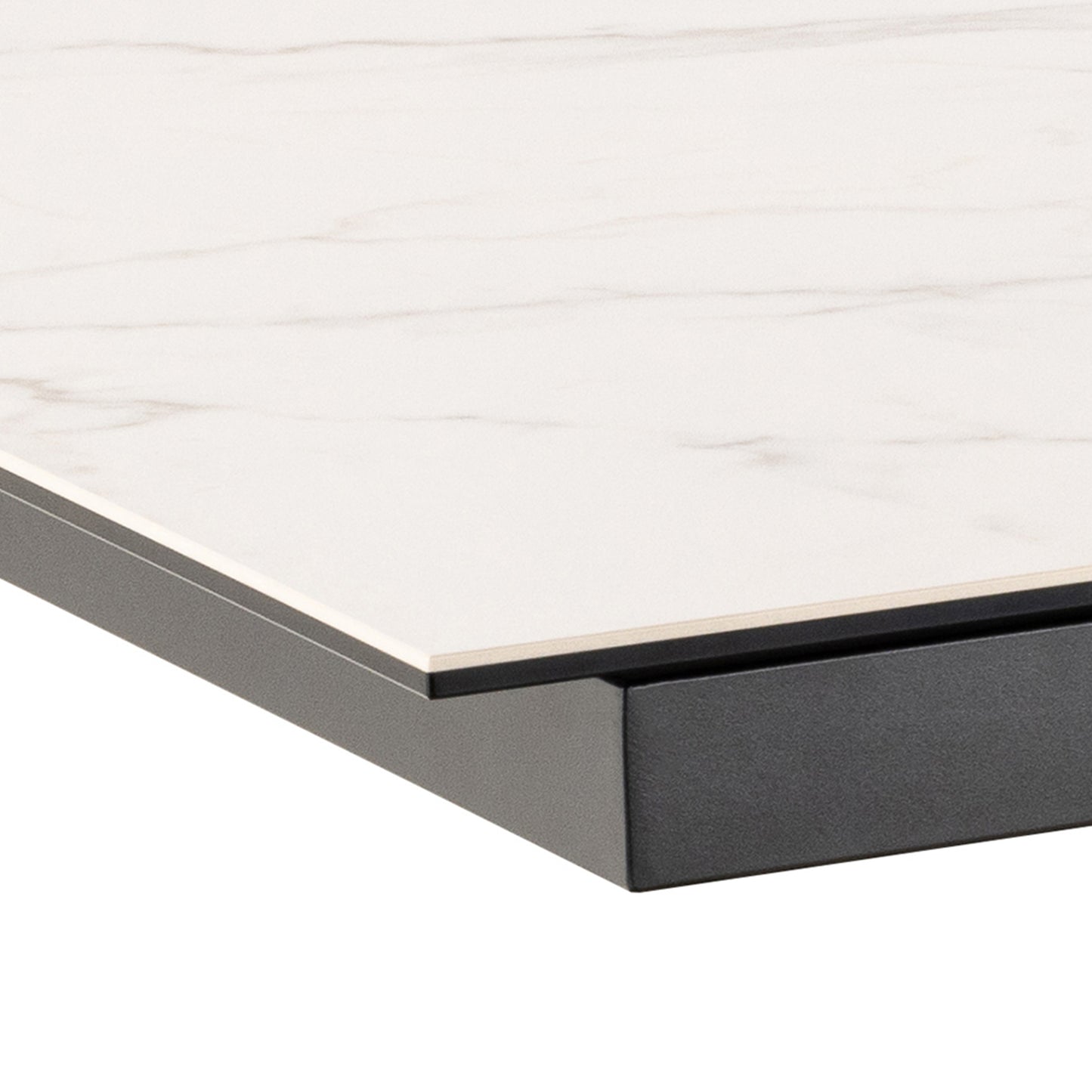 Heaven Extendable Dining Table with Ceramic White Top
