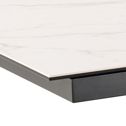Heaven Extendable Dining Table with Ceramic White Top
