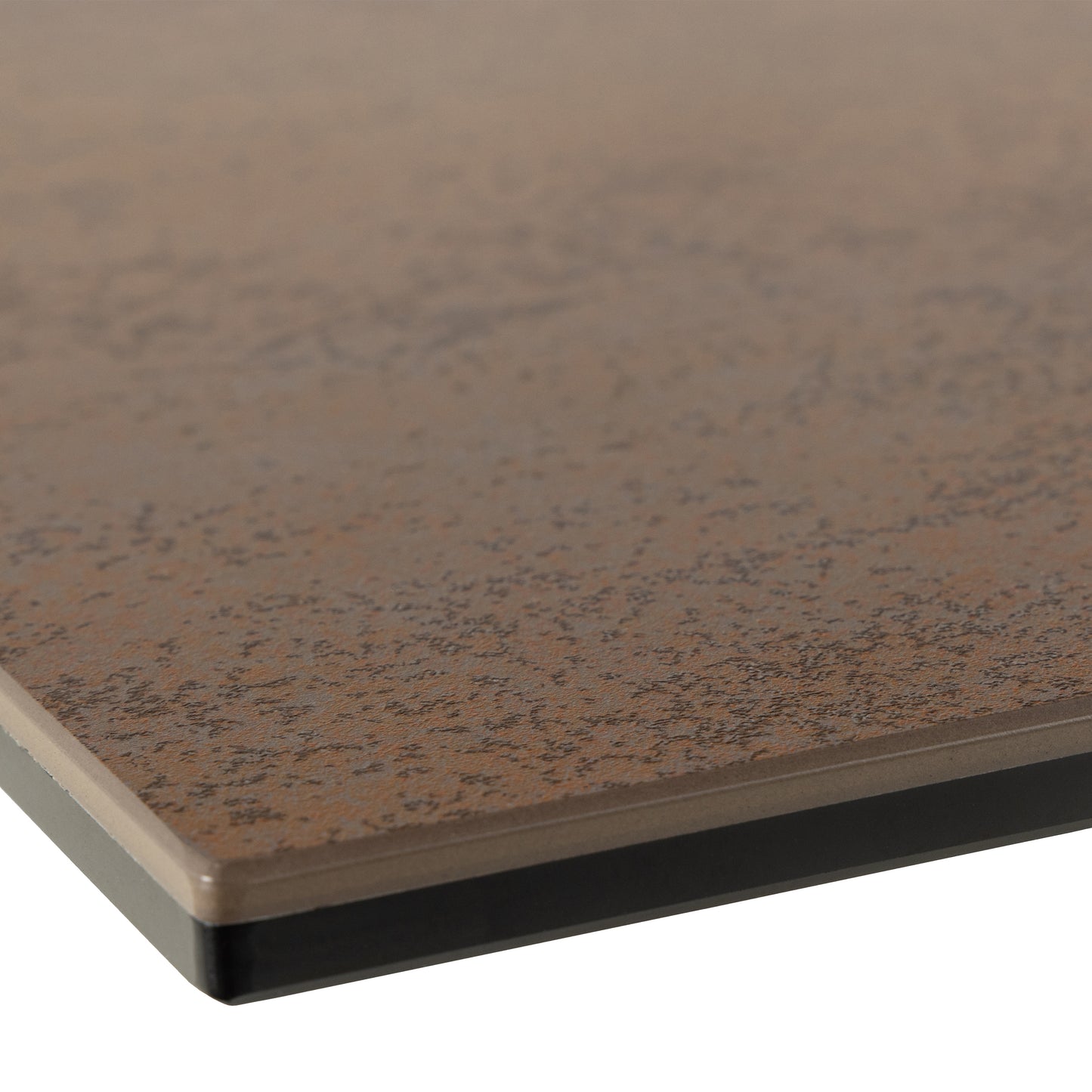 Heaven Dining Table in Ceramic Rusty Brown