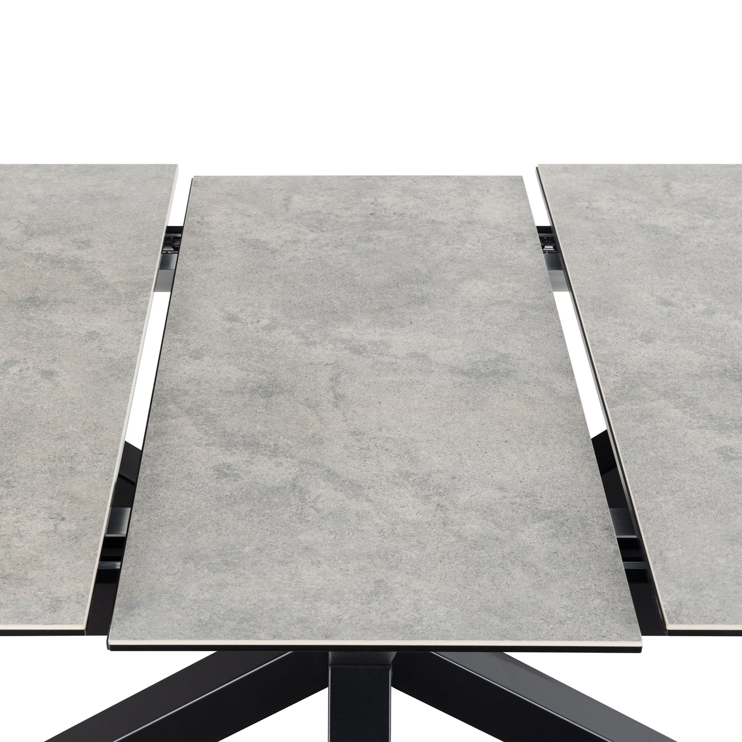 Heaven Extendable Dining Table with Ceramic Grey Top