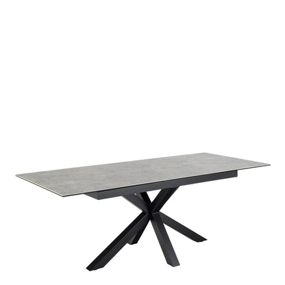 Heaven Extendable Dining Table with Ceramic Grey Top