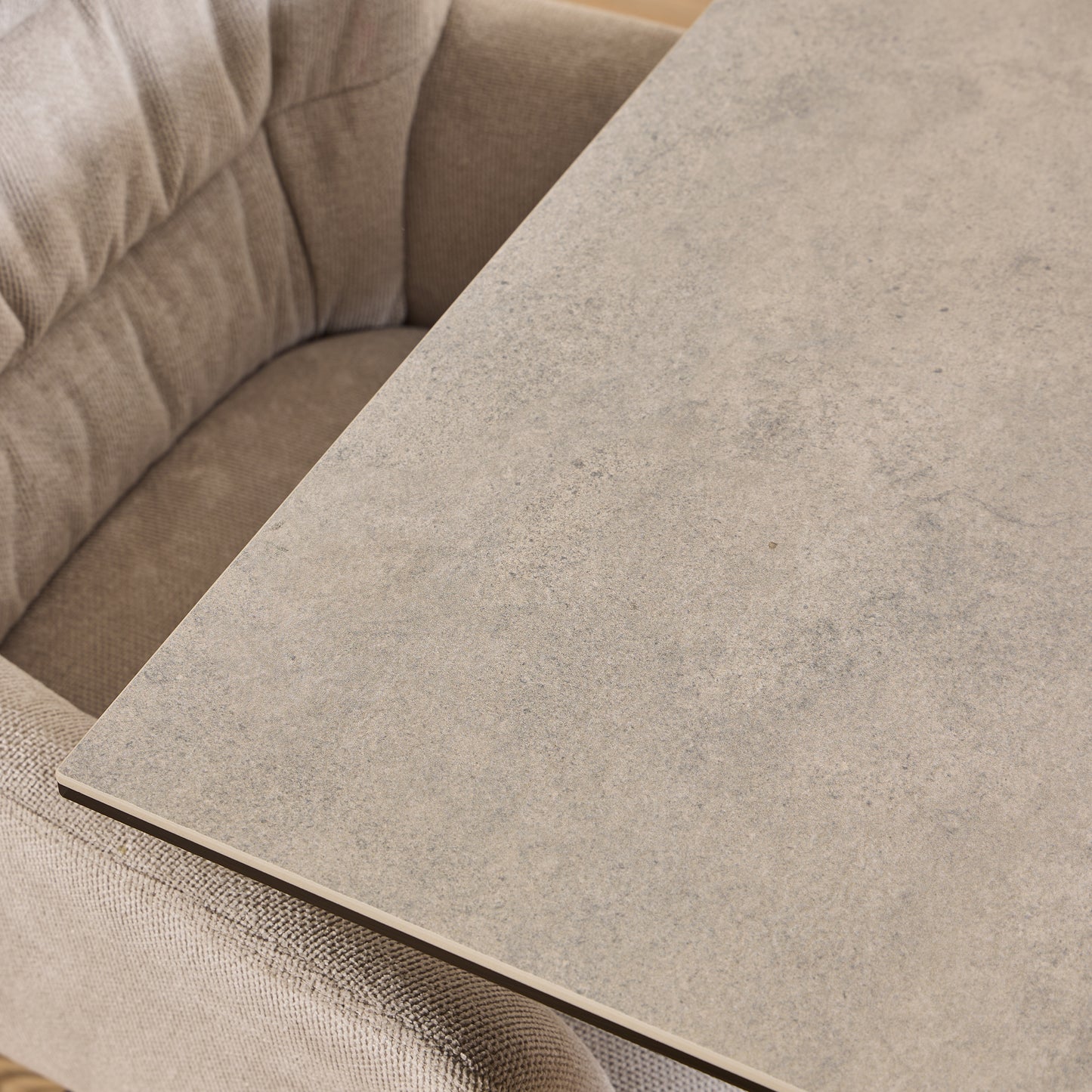 Heaven Dining Table with Ceramic Grey Top