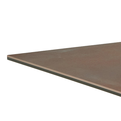 Heaven Dining Table with Ceramic Rusty Brown Top