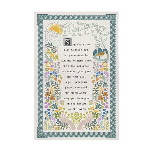 Irish Blessing Cotton Tea Towel