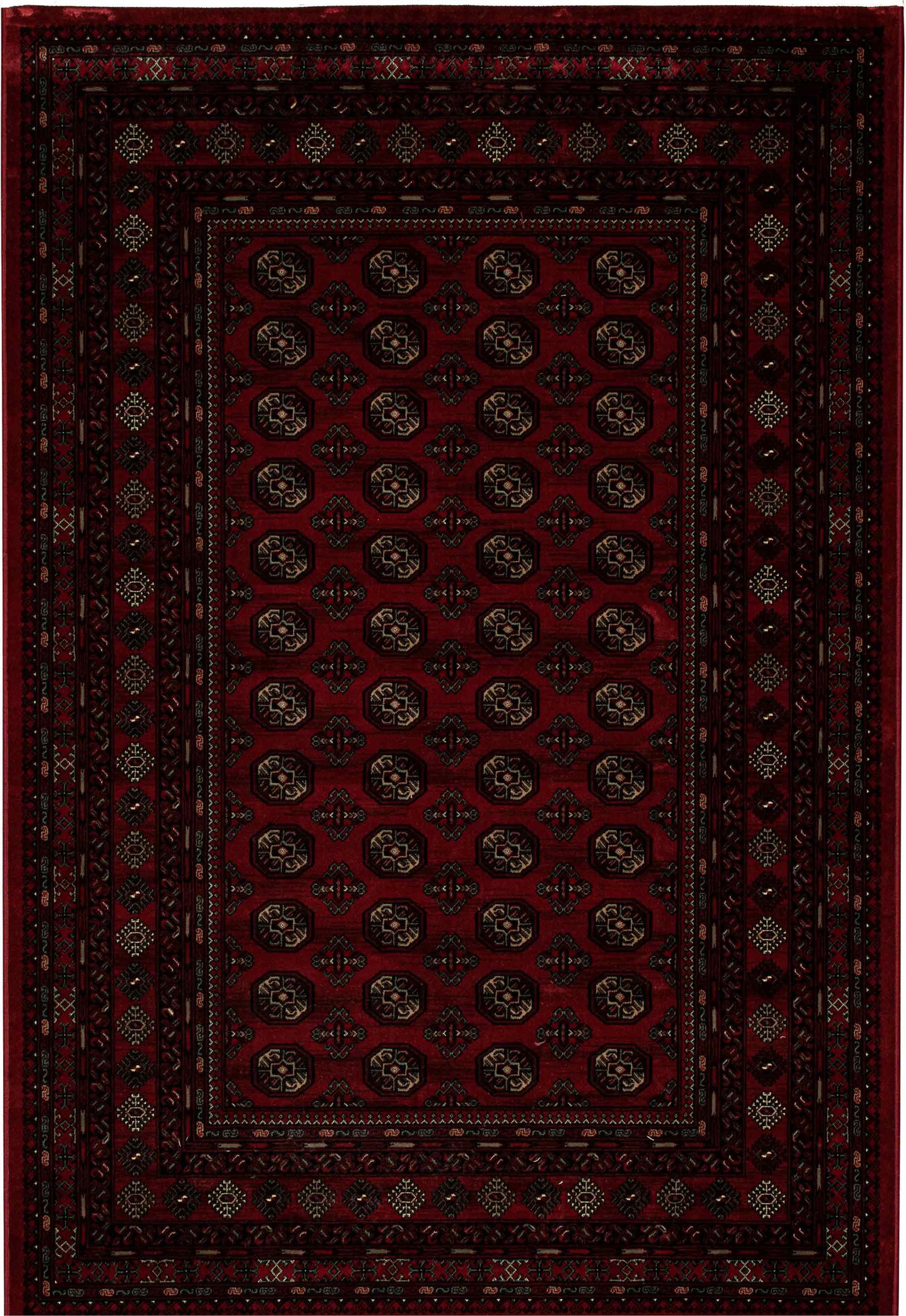 Beluchi 100% Viscose in red