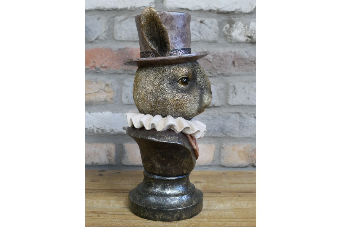 Rabbit With Top Hat (Gold)