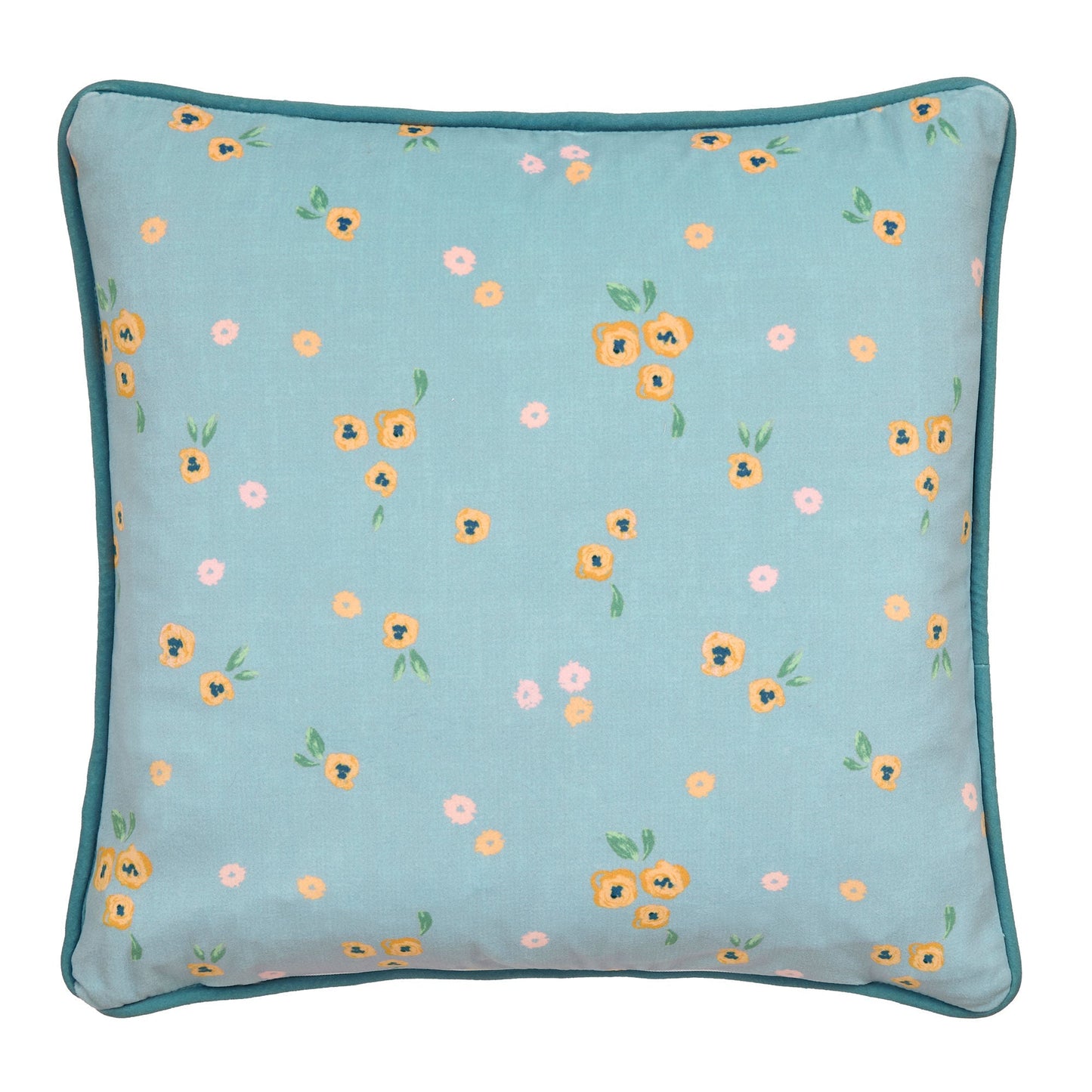 Abstract Poppy Cushion in Red
