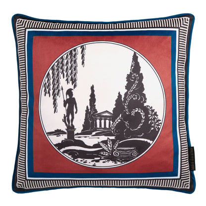 Arcadia Cushion in Red