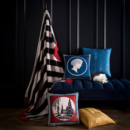 Arcadia Cushion in Red