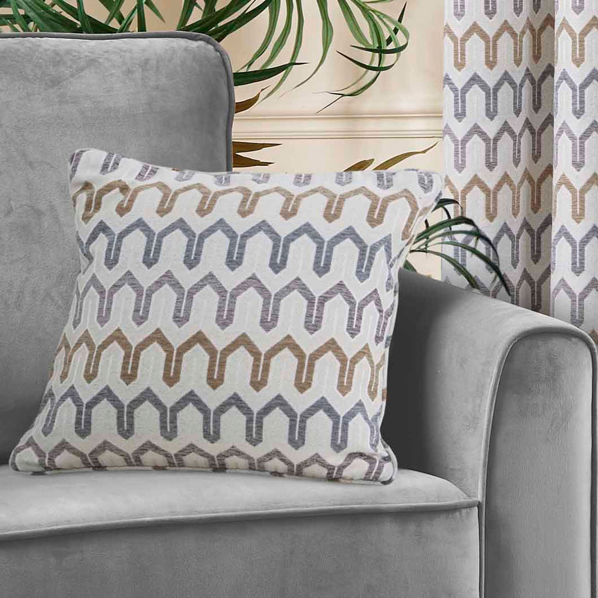Arcadia Cushion in Natural 43 x 43cm