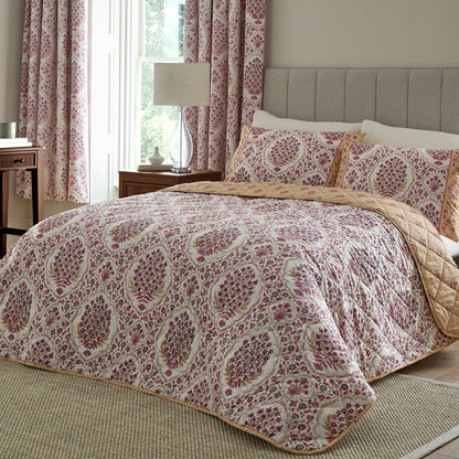 Ashmead Bedspread in Berry