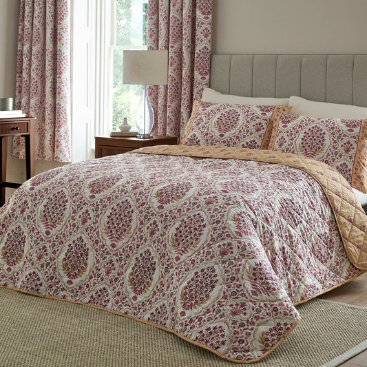 Ashmead Bedspread in Berry