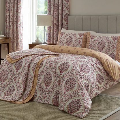 Ashmead Duvet Cover Set in Berry