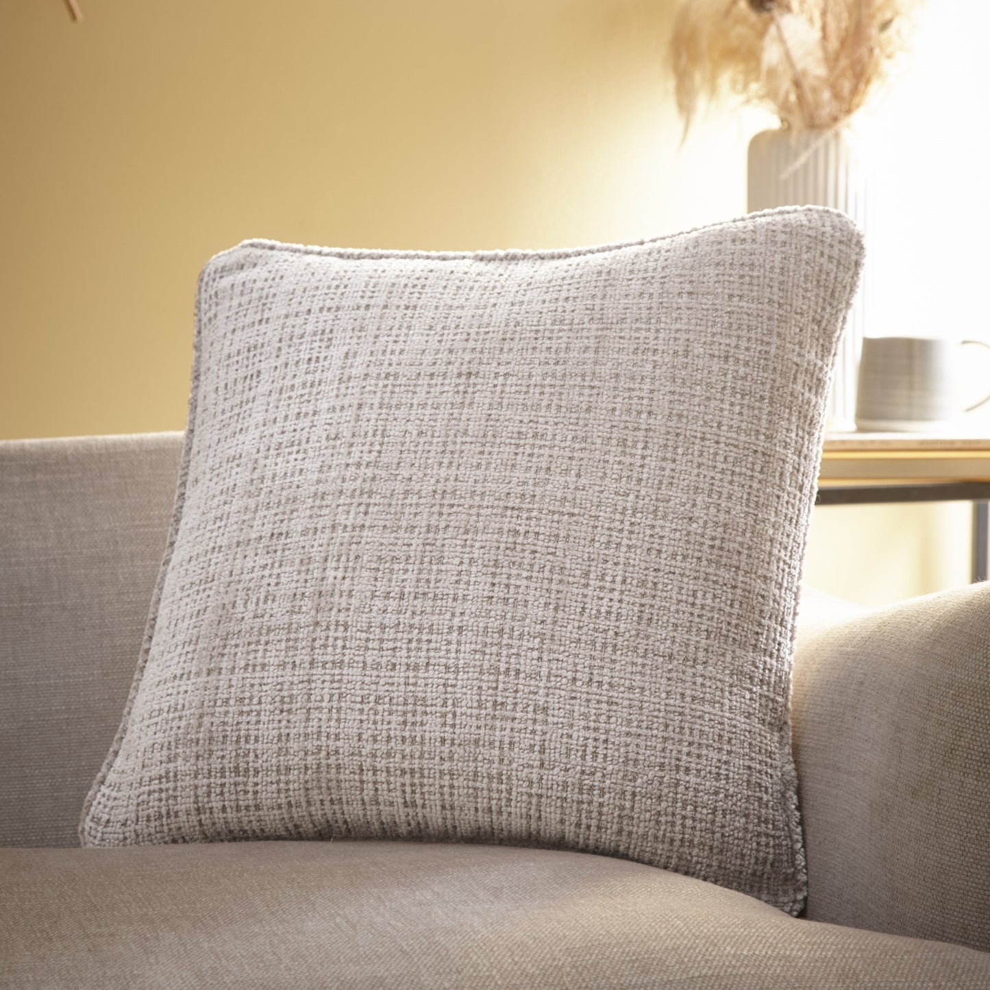 Alba Cushion in Natural 43 x 43cm - Cushion Cover