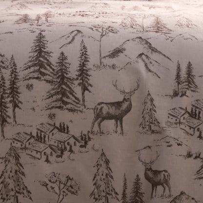 Alpine Stag Duvet Cover Set in Natural
