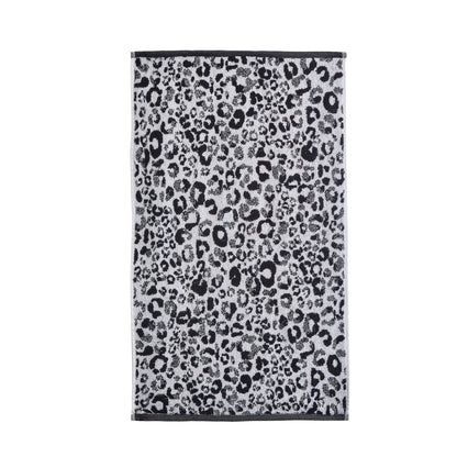 Animal Print Towels in Black