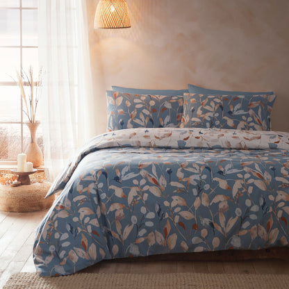 Anya Duvet Cover Set in Blue