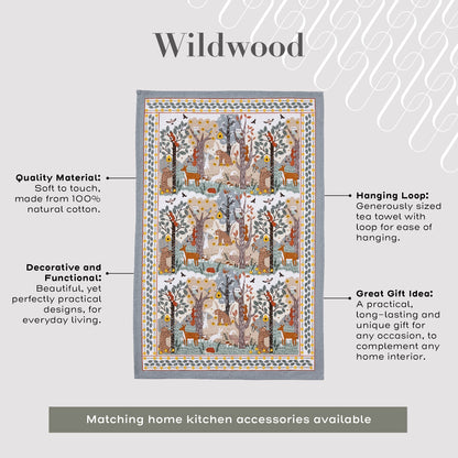 Wildwood Cotton Tea Towel
