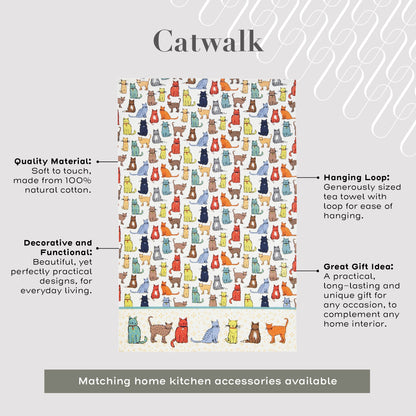 Catwalk Cotton Tea Towel