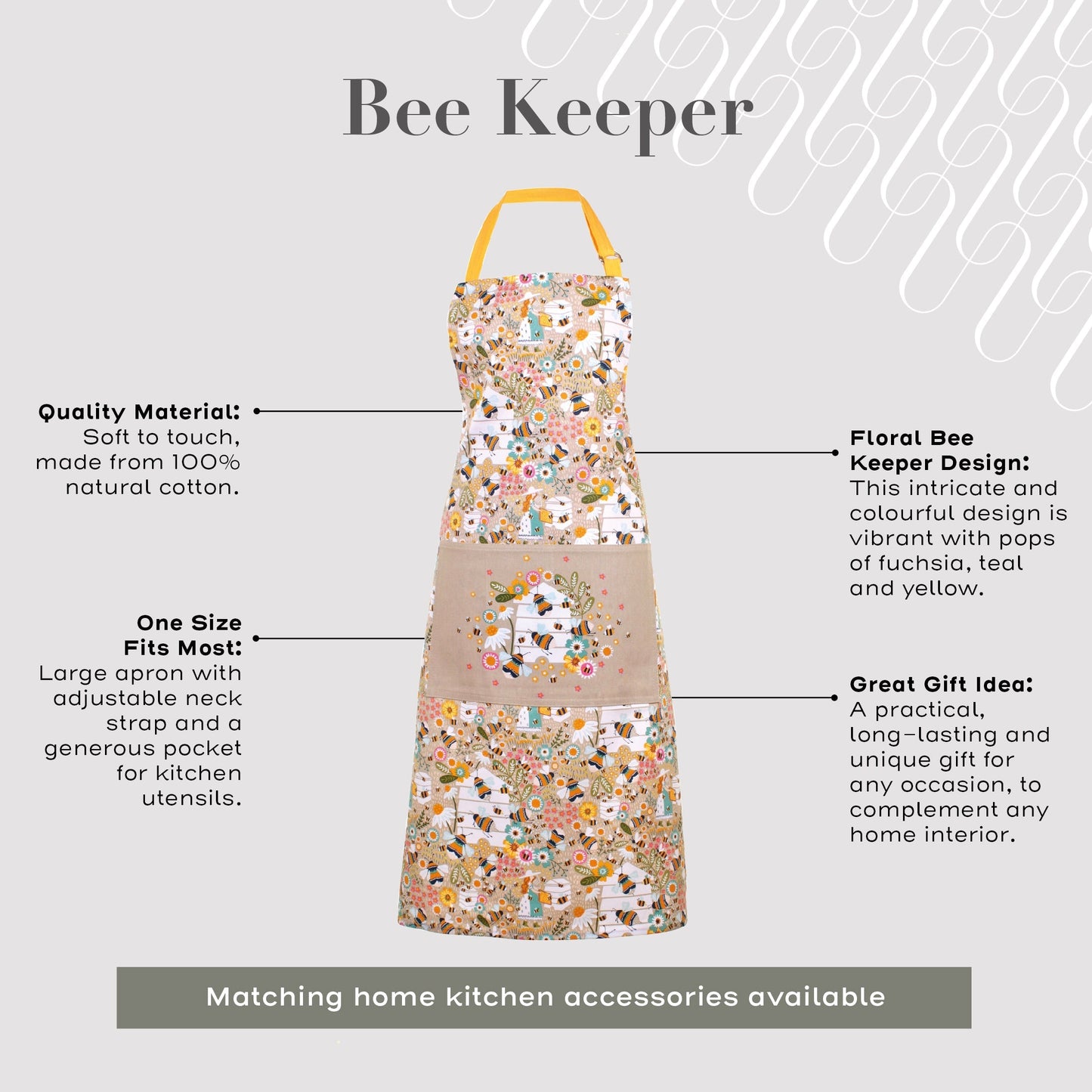 Bee Keeper Cotton Apron