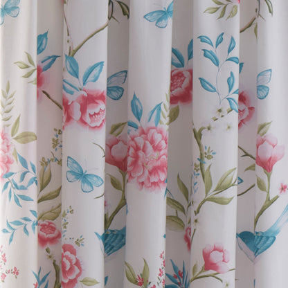 Amelle Pencil Pleat Curtains in Blue