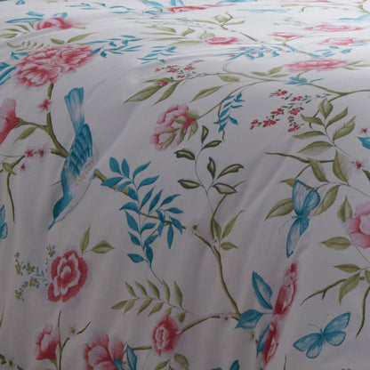 Amelle Duvet Cover Set in Blue