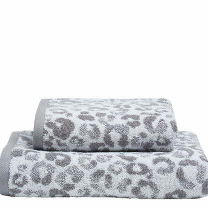 Animal Print Towels in Grey