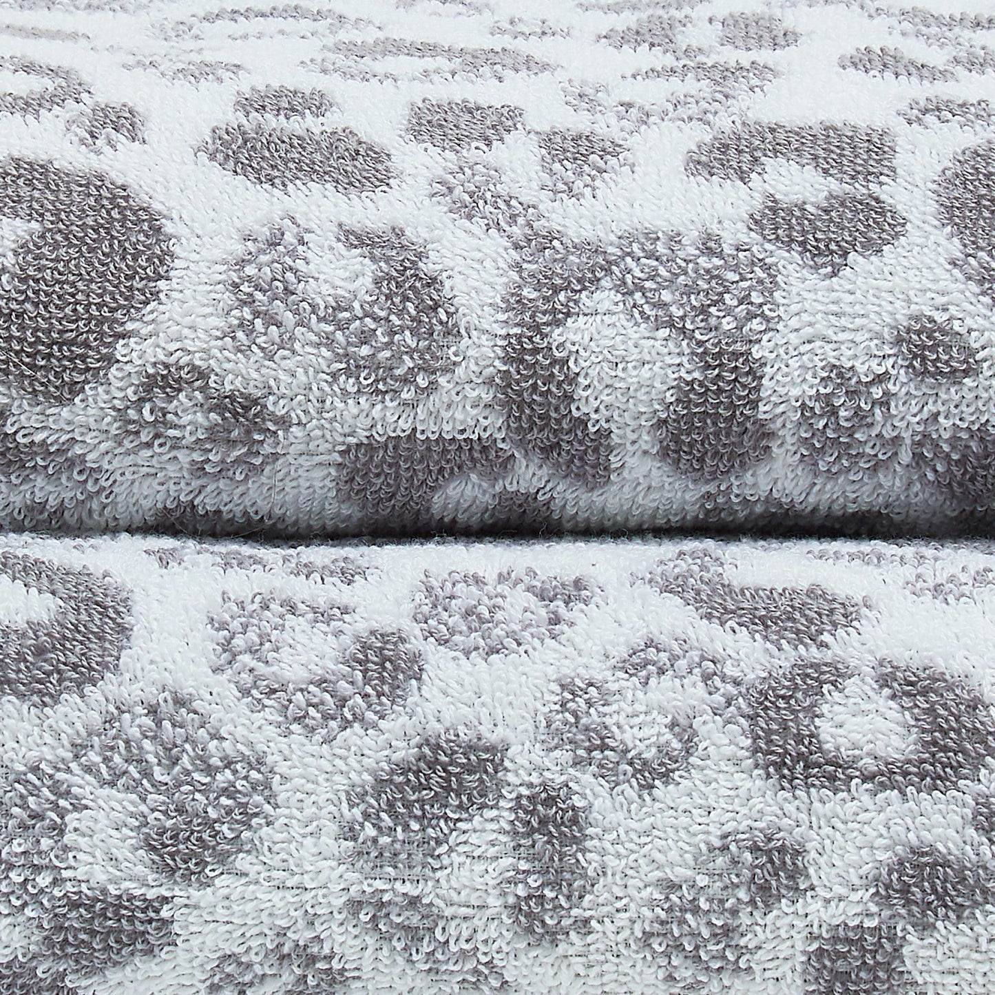 Animal Print Towels in Grey