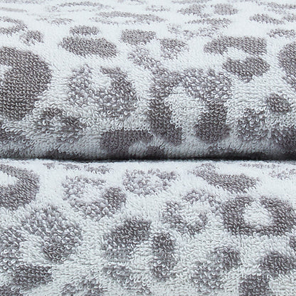 Animal Print Towels in Grey