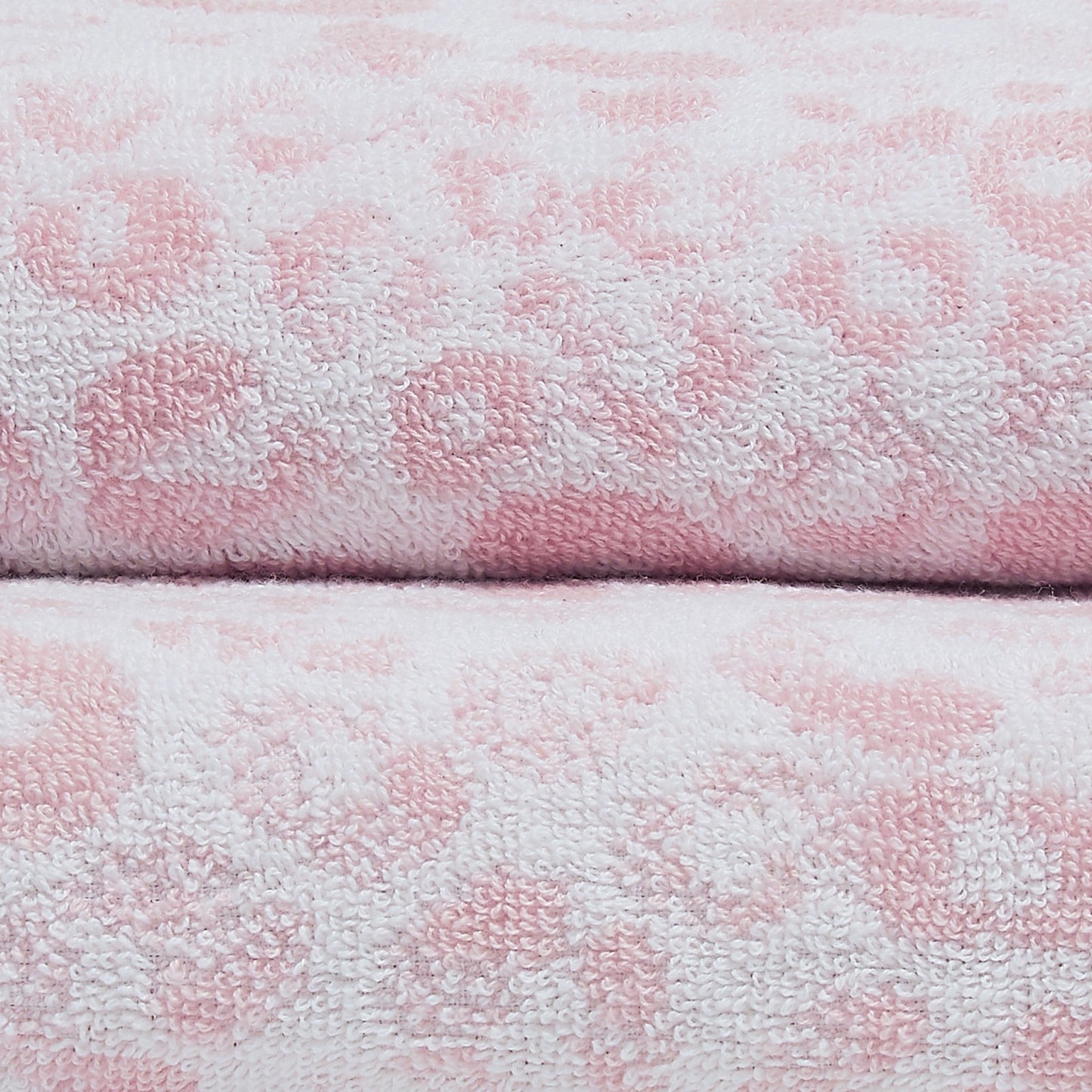 Animal Print Towels in Blush