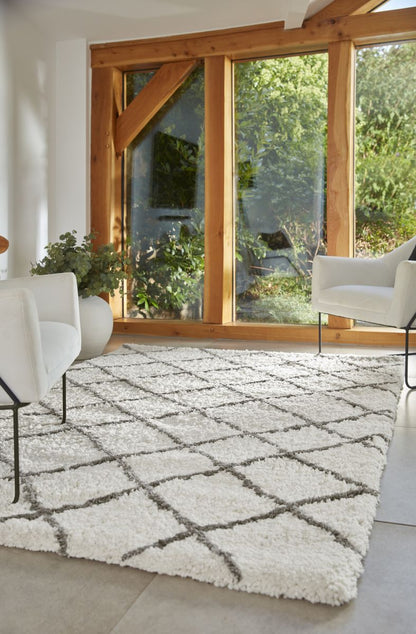 Hug Rug Woven Diamond Rug Gold