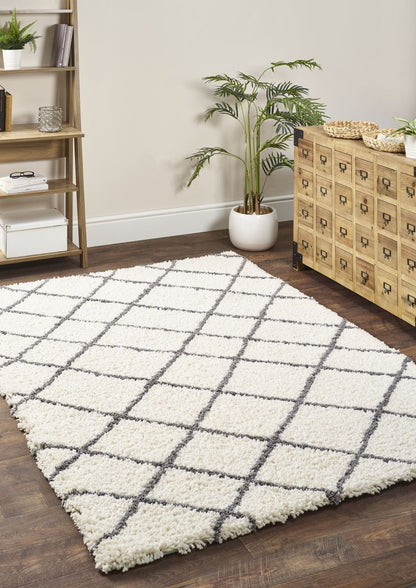 Hug Rug Woven Diamond Rug Gold