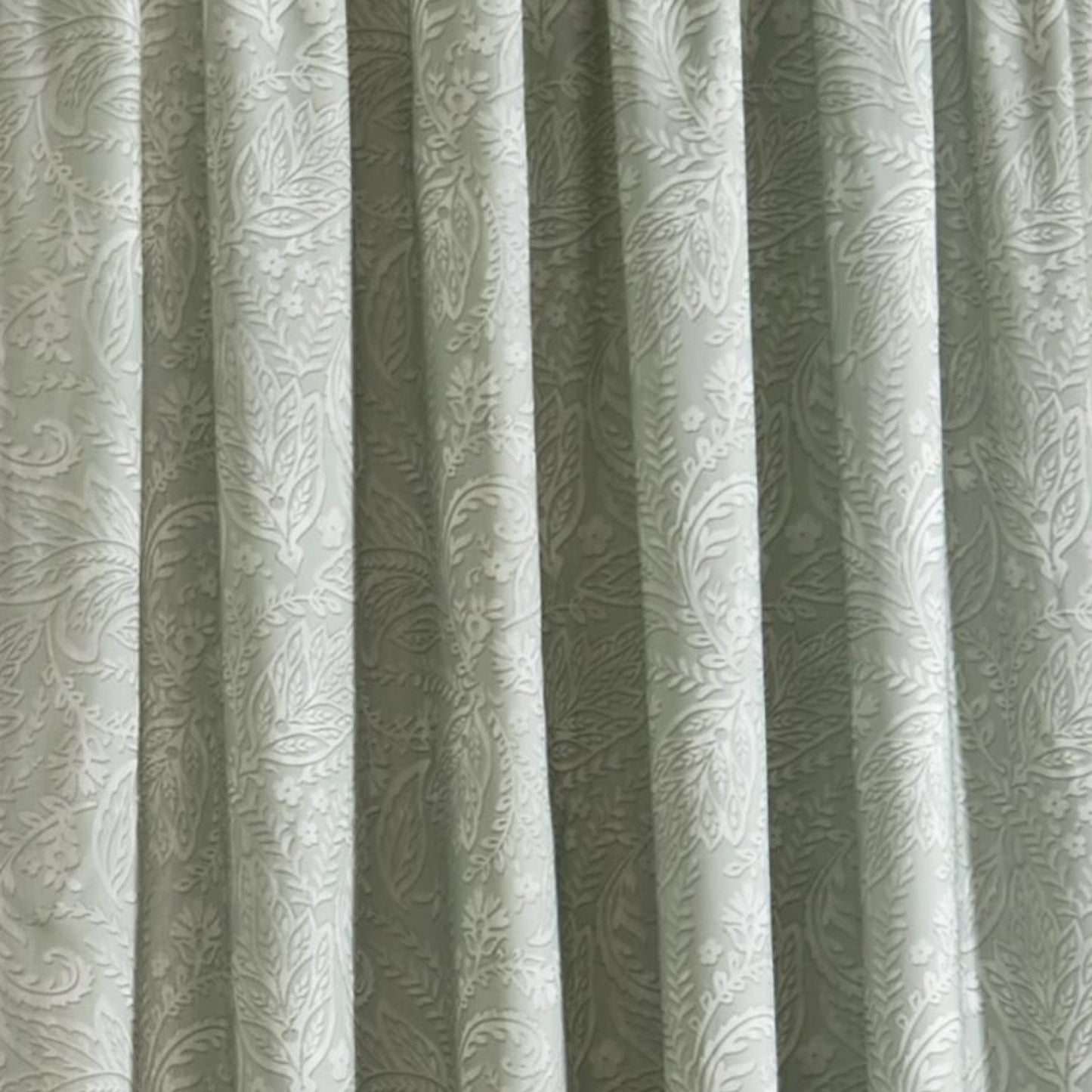 Aveline Pencil Pleat Curtains in Green