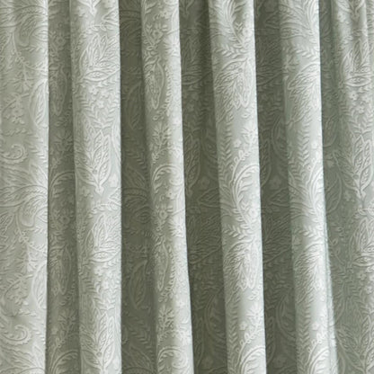 Aveline Pencil Pleat Curtains in Green