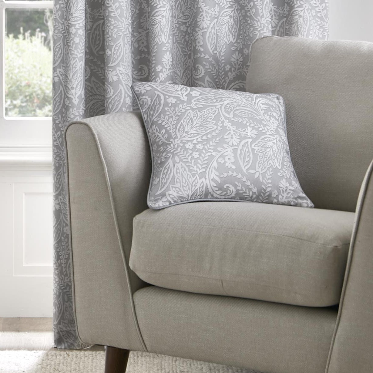 Aveline Cushion in Grey