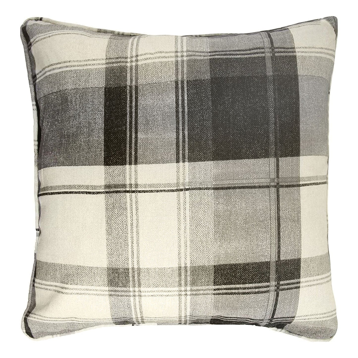Balmoral Check Cushion in Slate