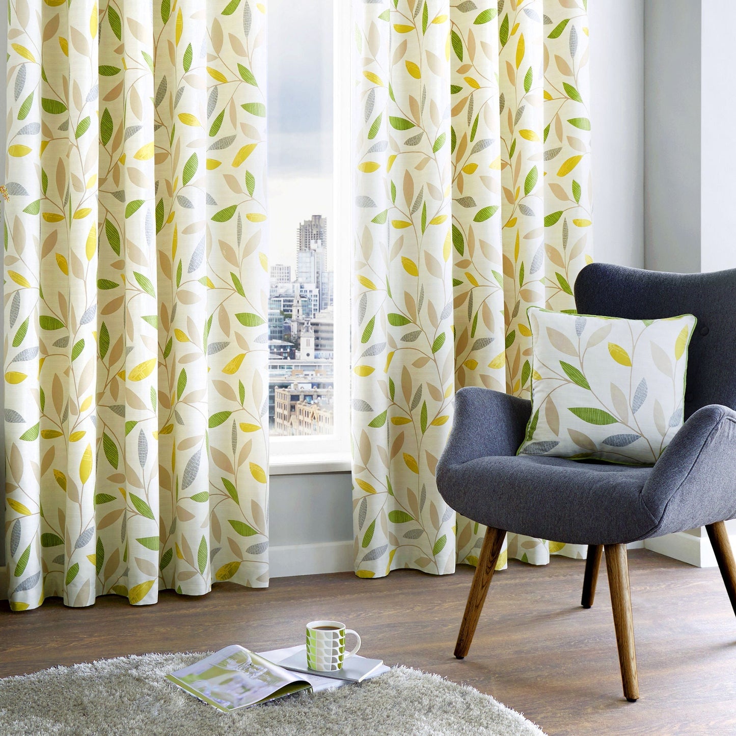 Beechwood Cushion in Green