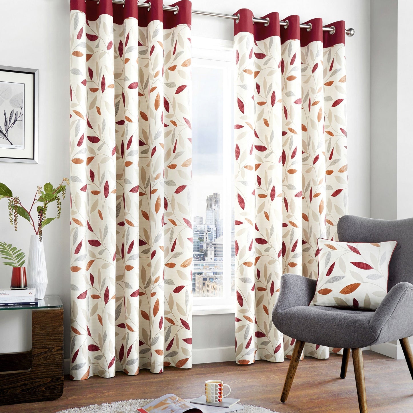 Beechwood Cushion in Red