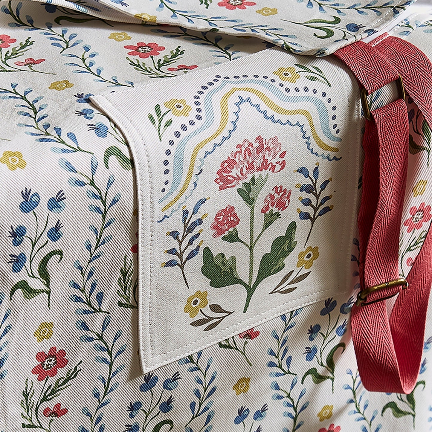 Boho Floral Cotton Apron