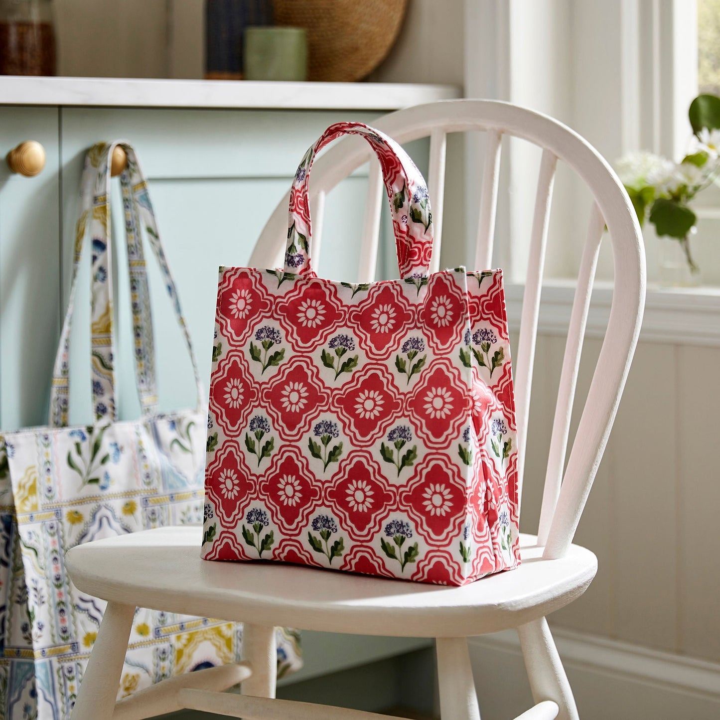 Boho Floral PVC Bag Small