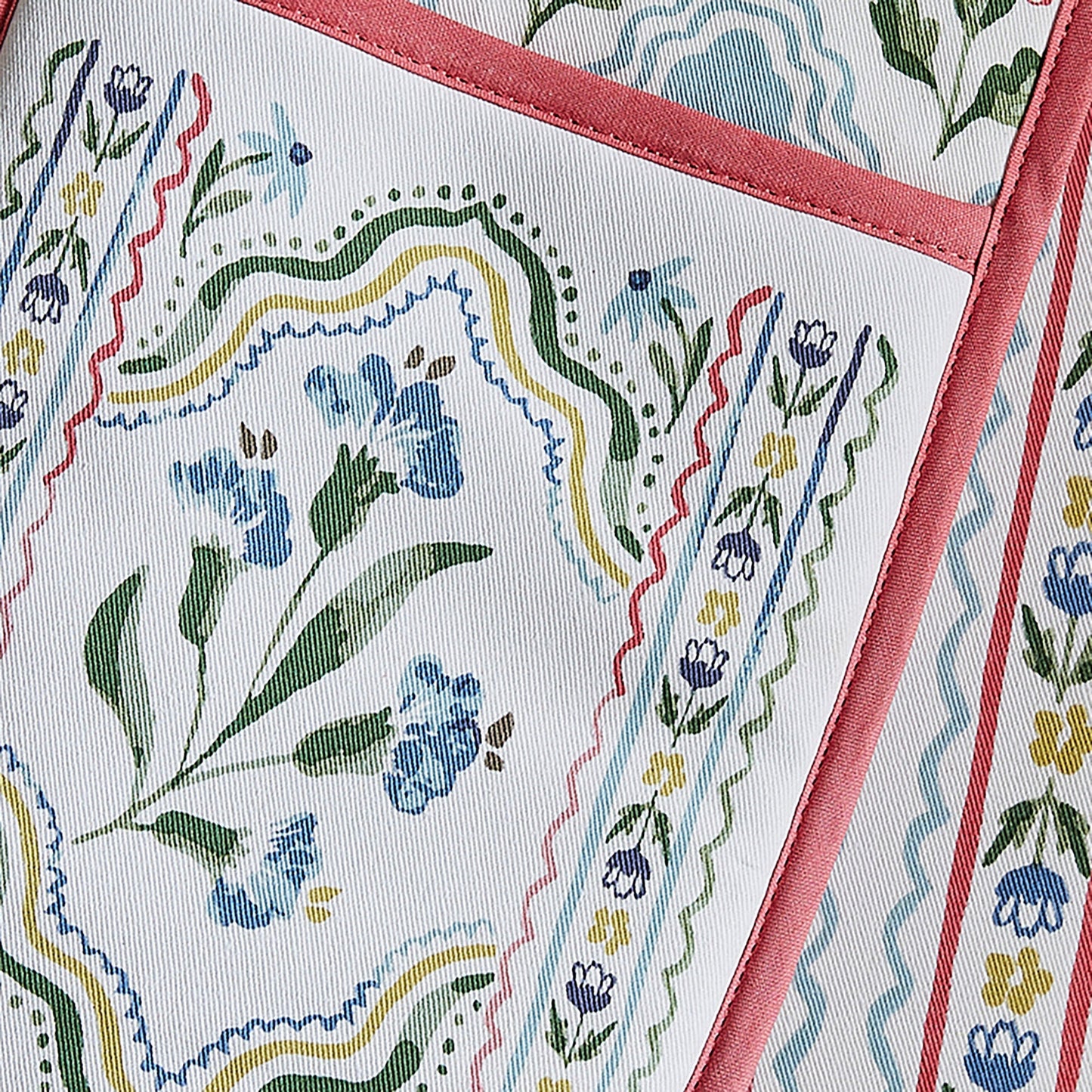 Boho Floral Double Oven Glove