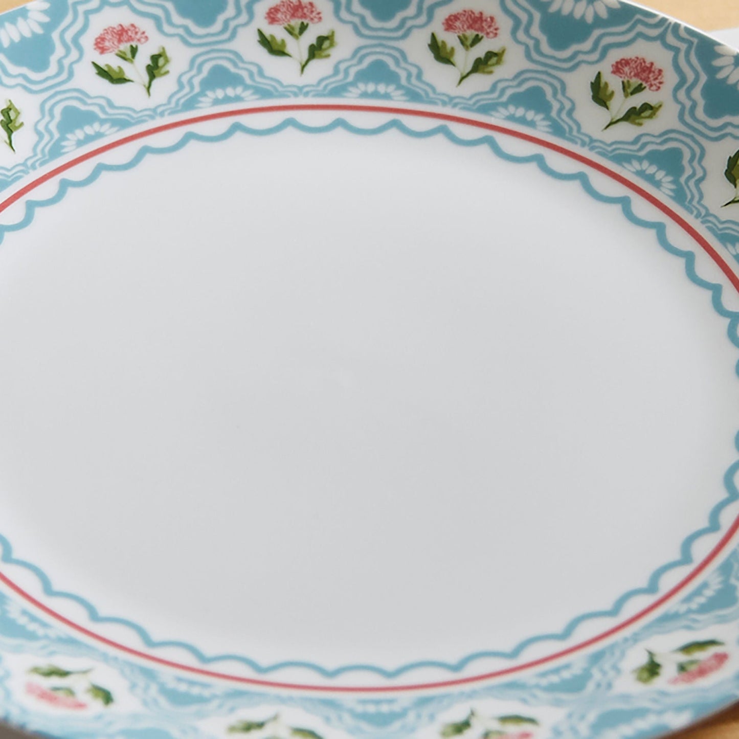 Boho Floral Porcelain Dinner Plate