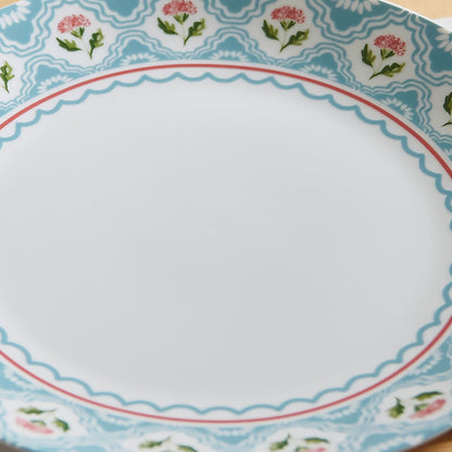 Boho Floral Porcelain Dinner Plate