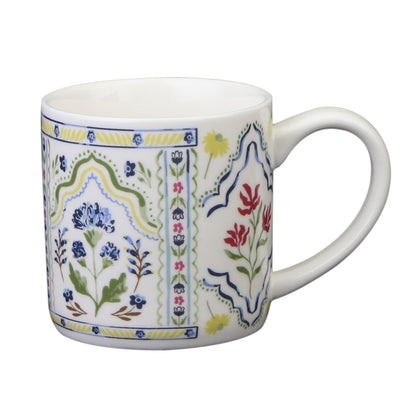Boho Floral Bone China Mug