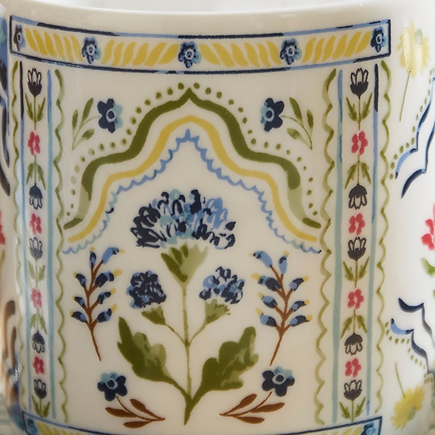 Boho Floral Bone China Mug